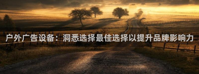 杏宇官方平台官网下载：户外广告设备：洞悉选择最佳选择以提升品牌影响力