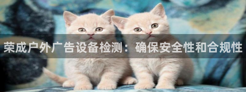 杏宇平台代理怎么赚钱的：荣成户外广告设备检测：确保安全性和合规性