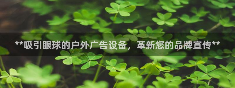 杏宇代理注册：**吸引眼球的户外广告设备，革新您的品牌宣传**