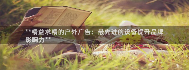 杏宇平台招商：**精益求精的户外广告：最先进的设备提升品牌
影响力**