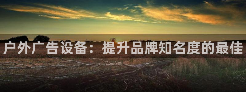 杏宇平台代理怎么赚钱：户外广告设备：提升品牌知名度的最佳