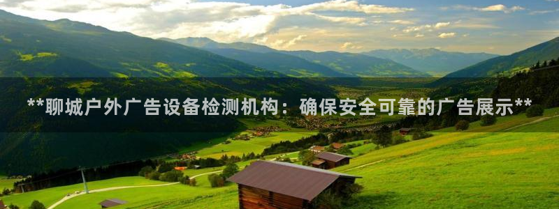杏宇平台登录步骤：**聊城户外广告设备检测机构：确保安全可靠的广告展示**